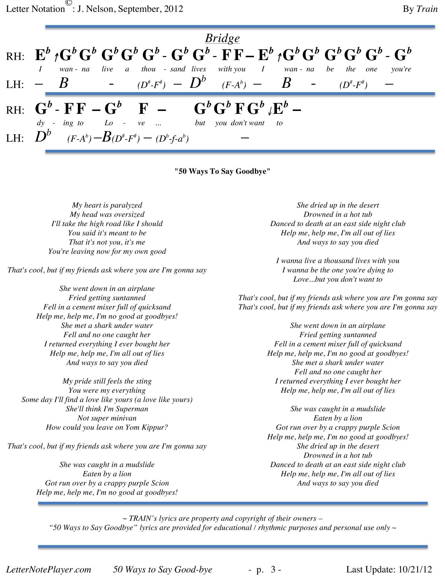Letter Note Player Letter note player